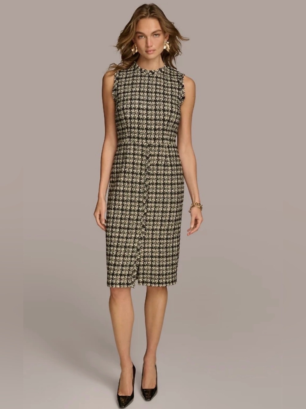 Donna Karan Tweed Dress 6